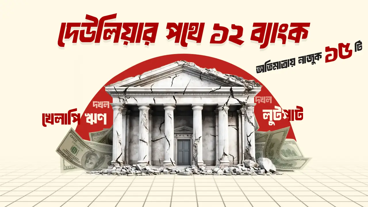 দেউলিয়ার পথে ১২ ব্যাংক